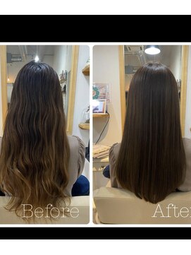 ルスリー 登米店(Lsurii) 髪質改善カラー