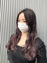 リベラ(LIBERA)&nbsp;《TARO》  フェザーバング ピンクグラデーション モーブカラー