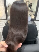 アンド(ANDO)&nbsp;【本町】美髪 髪質改善カラー ボルドーグレージュ 艶髪