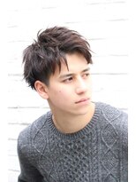 メンズヘアトーキョー 渋谷(MEN'S HAIR TOKYO)&nbsp;さわやかアップバング/ツーブロック/アッシュ