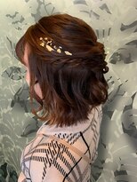 エディット アンド 緑地(Edit&)&nbsp;ハーフアップアレンジ