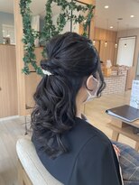 アドラーブル 長岡リップス旭岡店(adorable)&nbsp;お呼ばれハーフアップ♪