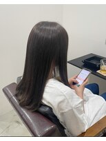 フープヘアー(HOOP.HAIR) 透明感アッシュグレージュ