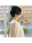 大人可愛い30代40代50ショートボブショート丸みショート