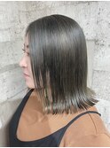 20代30代40代 小顔 切りっぱなし 大人ボブ 透明感