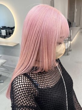 ソル ジングウマエ(SOL JINGUMAE) ダブルカラーピンクベージュベージュカラーケアブリーチレイヤー