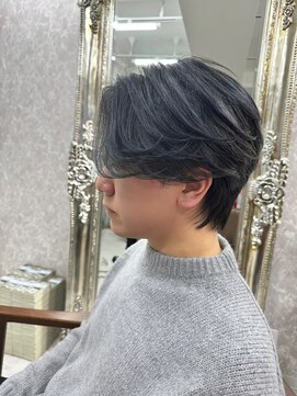 ハイバレーヘアーメゾン(HIGH VALLEY HAIRMAISON) センターパートメンズウルフコンマバング岡山南中央町