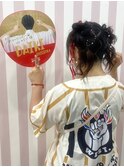 ガーリースタイル/心斎橋/ヘアメ/セットサロン