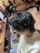 エイトメン 池袋東口店(EIGHT MEN)&nbsp;ウルフツイストスパイラル無造作パーマ