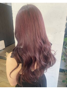 ピフデザイン(pifdesign) pink brown×ロングスタイル