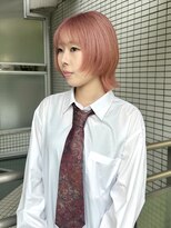 ロジェ(loje)&nbsp;【loje】シアーピンク/ハイトーンカラー/レイヤーボブルフ