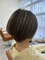 パーツ(parts) ハイライトショートボブ
