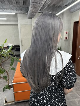 ニコ トウキョウ 渋谷(nico TOKYO) アッシュグレー/髪質改善/ダブルカラー/ケアブリーチ/20代