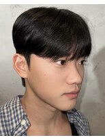 ノラ ヘアーサロン(NORA HAIR SALON) 韓国シースルーマッシュ黒髪マッシュカルマパーマダウンパーマ