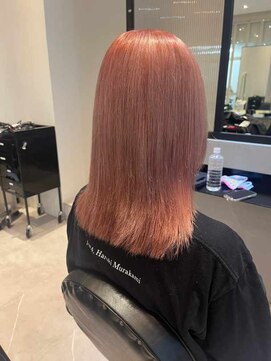 ダブル(W) ブリーチカラー/ミルキーピンク