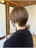 【琉希也style】ブリーチなしミルクティーベージュ／ショート