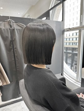 ジ エクト 心斎橋(The Ect) 2 クラゲヘアー アプリコットオレンジ マロンベージュ