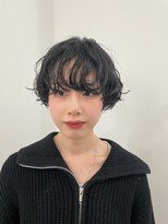 エンドリンク(endlink) ヘアカラーグレージュアンブレラカラーショートボブ30代