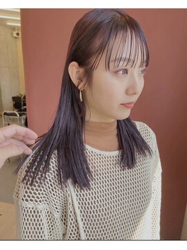 ガーランド (Garland) ☆切りっぱなしヘア/暖色カラー/ワイドバング/原宿神宮前