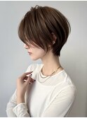 30代40代50代絶壁解消ひし形小顔前下がりショートボブ【NAYU】