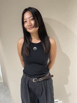 キュー 神戸三ノ宮(cue.) ［祐加子］リップライン前髪