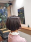 ナチュラルショートボブ30代、40代、50代