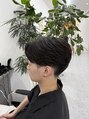 メンズカット リア(Men’s cut riah) フェザーパーマ【フェザーパーマ/ニュアンス/センターパート】