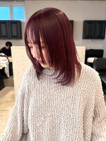 ディッセンバー 神宮前(December)&nbsp;暖色カラー/ピンクカラー/レイヤーカット/原宿/渋谷