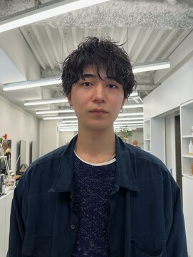 リアン 仙台(LIAN) 仙台/ MEN’S/リバースセンターパート/ニュアンスパーマ/