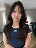 大分韓国かき上げレイヤーカット大人レイヤー顔まわりレイヤー