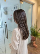 セレスト 心斎橋店(CELESTE) イノアカラーで叶える上品な白髪ぼかしグレージュ