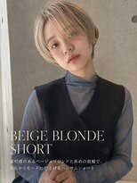 ヘアセラヴィ 雨ヶ谷(hair C'est La Vie)&nbsp;ベージュブロンドショート