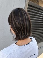 ソレイユバイエルズ(soleil by ailes)&nbsp;外はねボブXハイライト