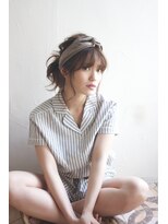 ミディアムターバンヘアアレンジ