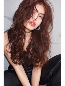 ボタニウム バイ アールサロン(BOTANIUM by RrSALON) 【BOTANIUM】外国人風ルージュブラウン×かきあげウェーブ