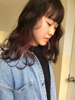 チクロヘアー(Ticro hair) AOI_インナーカラー