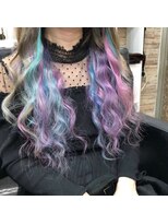 あるじゃんすー 神戸三宮店&nbsp;ユニコーン#シールエクステ#ラベンダーピンク#エクステ#神戸