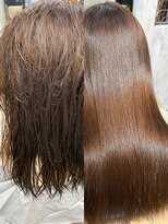 ジェム(GEM) **GEM**なりたい質感が叶う☆ツヤサラ縮毛矯正100