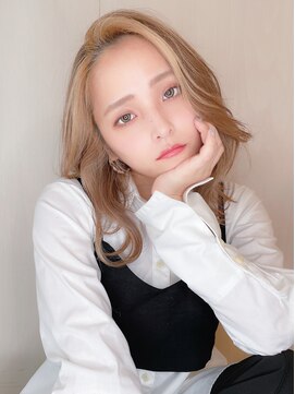 シエル フクオカ(CIEL FUKUOKA) 韓国風ミストバング【インナーカラー】