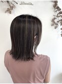 細めハイライト　外ハネボブ　八戸20代30代40代50代