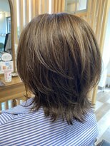 クート 東川口(ku-to)&nbsp;ショートウルフ×グレージュカラー