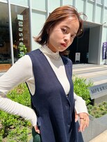 オーシャン(Ocean)&nbsp;［Ocean Hair&Life 水田成美］秋のトレンド外ハネボブスタイル