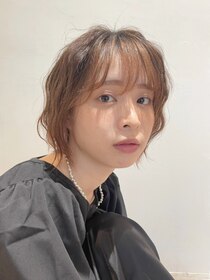 クレビア(CreBiA)&nbsp;ショートボブ×ニュアンスパーマ