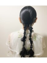 ヘアセット シャンプーアンドスパ専門店 ウルー(Uruu) 【タイトアレンジ】天神/天神駅/ヘアセット/早朝