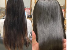 【あまりピンピンに伸ばしたくない＆自然なストレートを好む方へ】髪質改善◎酸性ストレート♪