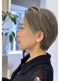 【新宿駅/白髪ぼかし/ベリーショート】ショートレイヤー