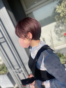 ヘアメイク アース 秋田仁井田店(HAIR & MAKE EARTH) ピンクショート