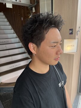 アヴァンス 天王寺店(AVANCE.) 【メンズ特化スタイリスト担当】スパイキーウルフ×ダークグレー