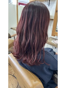 アモヘアー 城山店(amo hair) チェリーピンク