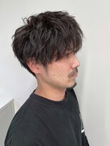 メンズツイストスパイラルパーマスタイル